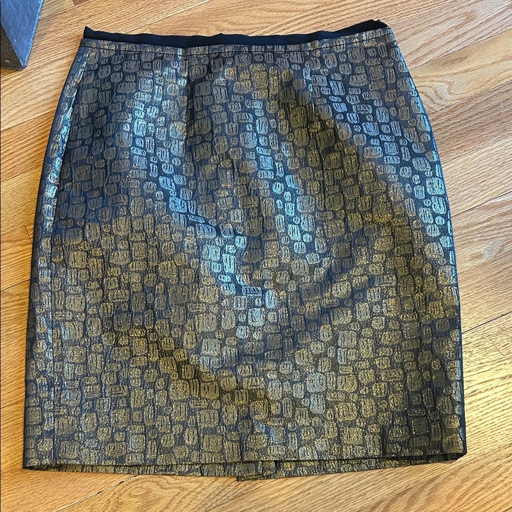 Sophisticated Black and Gold Women's Skirt